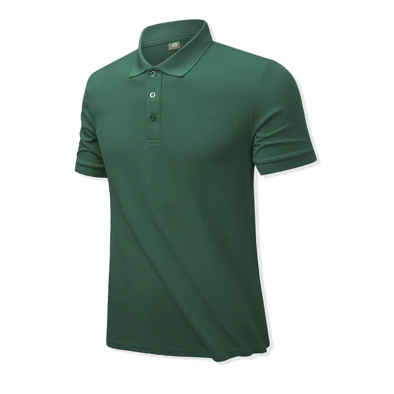 Custom logo short sleeve Breathable golf polo shirt dry fit Summer Quick drying golf clothing