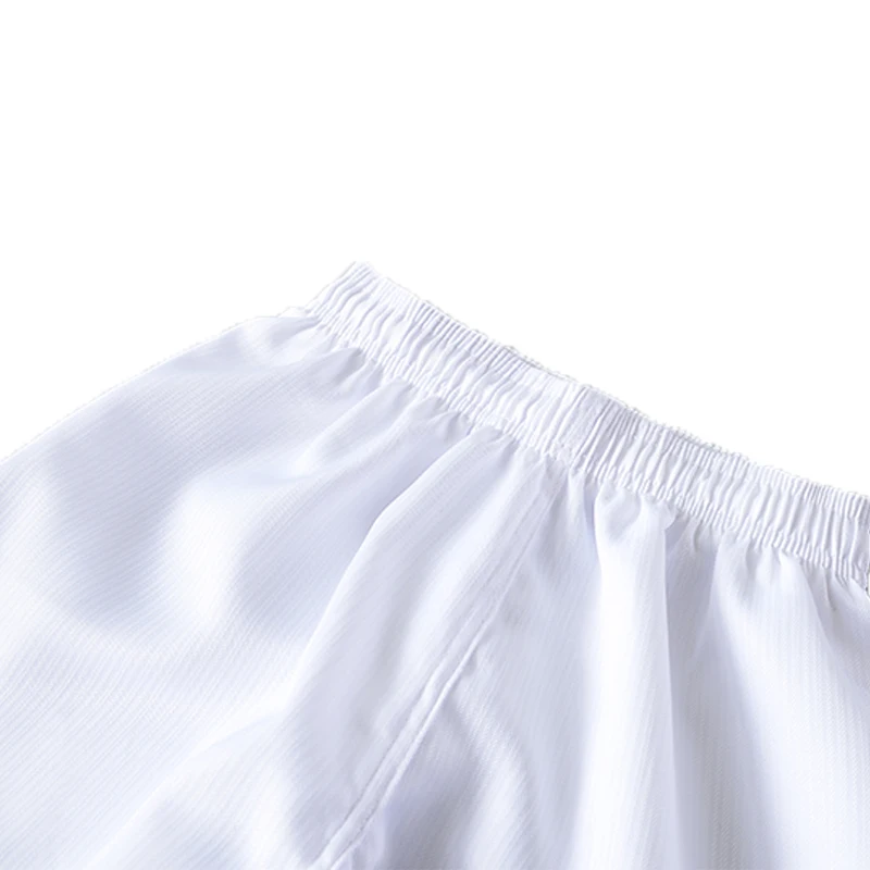 
High quality cotton Ribbed fabric training wtf taekwondo uniform 