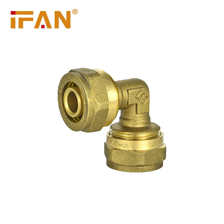 IFAN Factory PEX Fittings Brass 16-32MM PEX Compression Fitting Elbow PEX Fitting