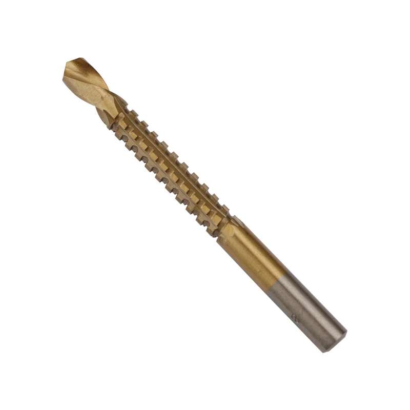 Titanium Coated Hss Drill Bits Set Saw Hole Grooving Sawtooth Drill Bit