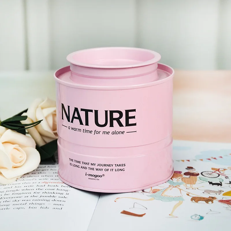 Wholesale Universal Candle Food Grade Salt Candy Nut Tea Coffee Bean Round Tin Box Jar Tin Can for Candle Packaging Empty Metal