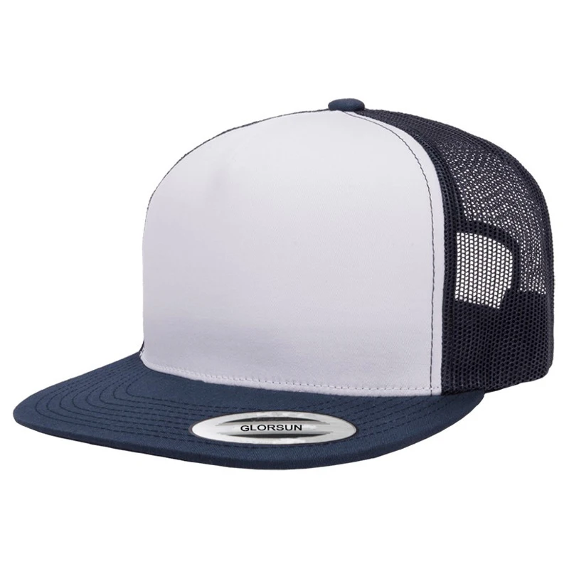 Custom logo 5 panel hip hop cap casquette snapback trucker blank hats snapback 3d embroidery snapback hat cap