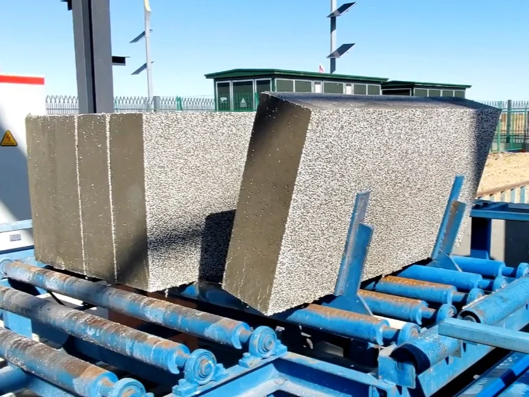 Polystyrene Concrete Blocks Production Line Foam Lightweight Brick Machinery Blocks Brick Machinery
