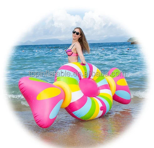 Candy Inflatable Floating Row Candy Float beach inflatable mattress pool floating lounge for adult summer fun