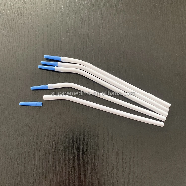 Dental Clinic Supplies Disposable Bent Tube Surgical Aspirator Tips