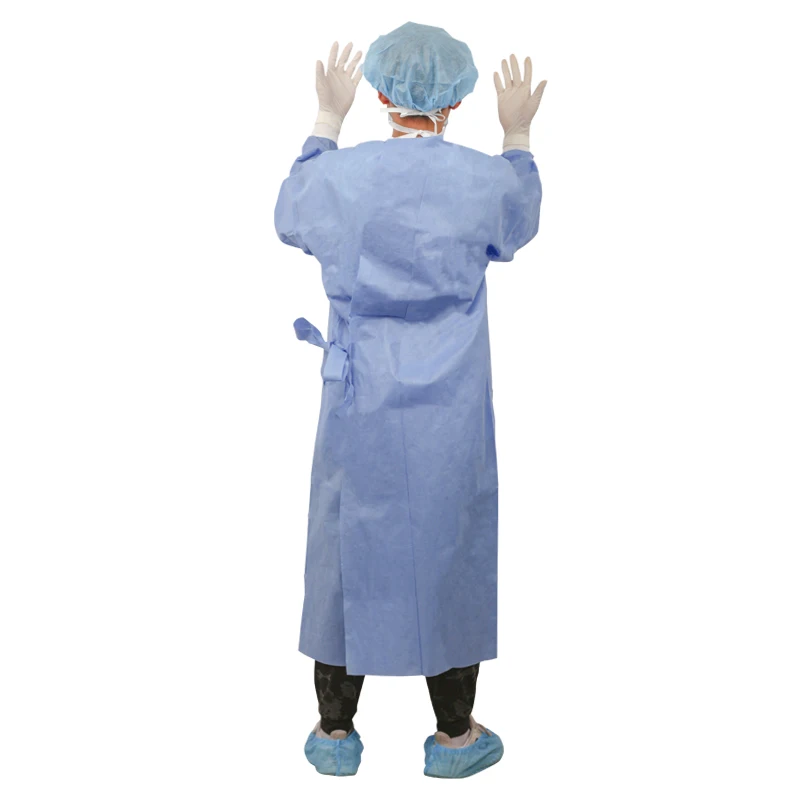 Guangzhou Fuzelong Hospital Disposable Gown SMS SMMS Sterile Surgical Gown