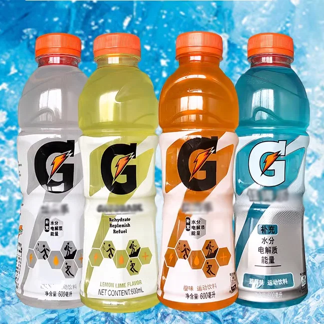 Wholesale 600ml Sports Electrolyte Water Zero Sugar Sport Gatorades Energy Drink Soda