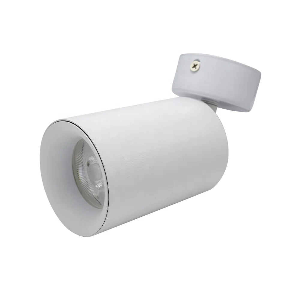 GU10 MR16 Aluminum alloy adjustable spotlights fixtures surface mounted track lights for showroom