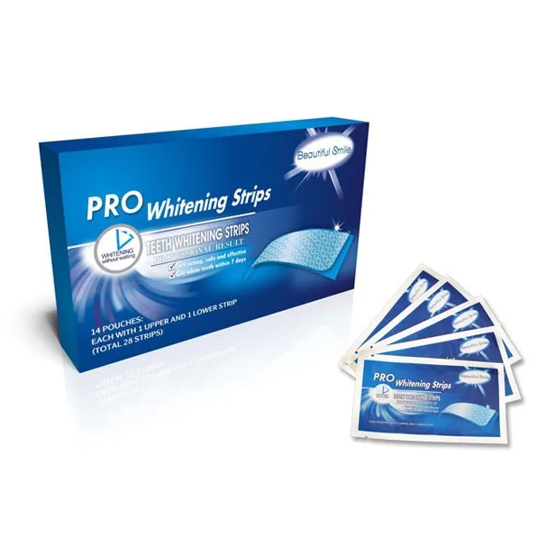 Hot Sale Beautiful Smile Fast Effective Non Peroxide Teeth Whitening Strips