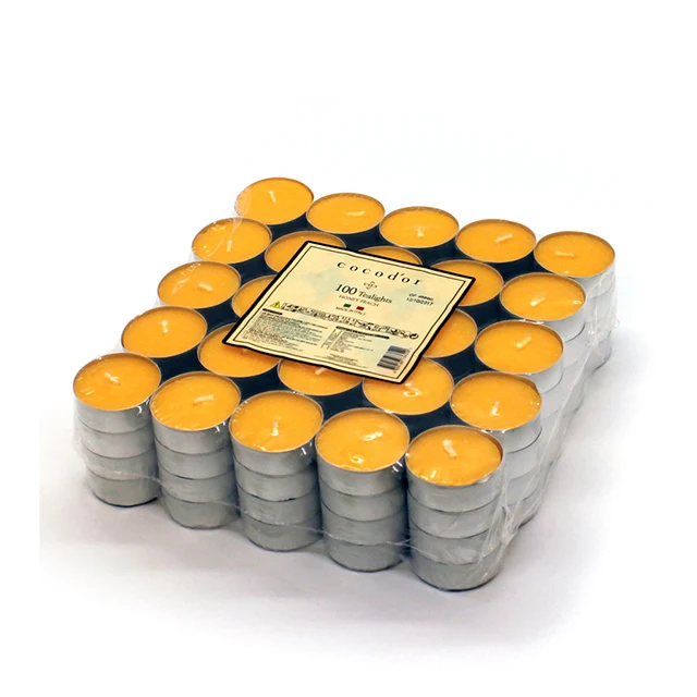 
cocodor scented Tealight candle 100pcs, home decoration, Honey Peach 