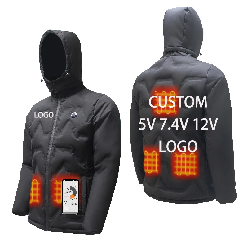 Power Bank 2 в 1 реактивная электрическая батарея Шэньчжэне Usb-подушка для собак пуховик массаж тела Теплая мужская куртка с подогревом
