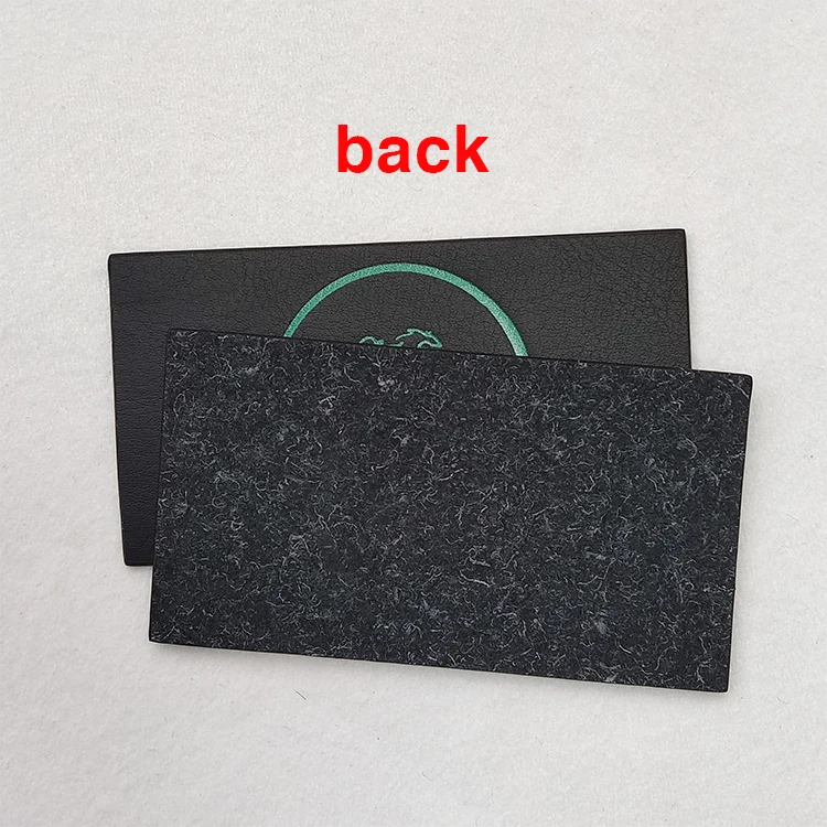 Factory custom Wholesale Luxury Garment Clothing Pu Rubber Leather Patch Labels Customized Brand Name Logo Jeans Patches