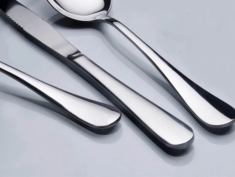 Food Cutlery Service Fork Spoon Knife Stainless Steel Cutlery Set
