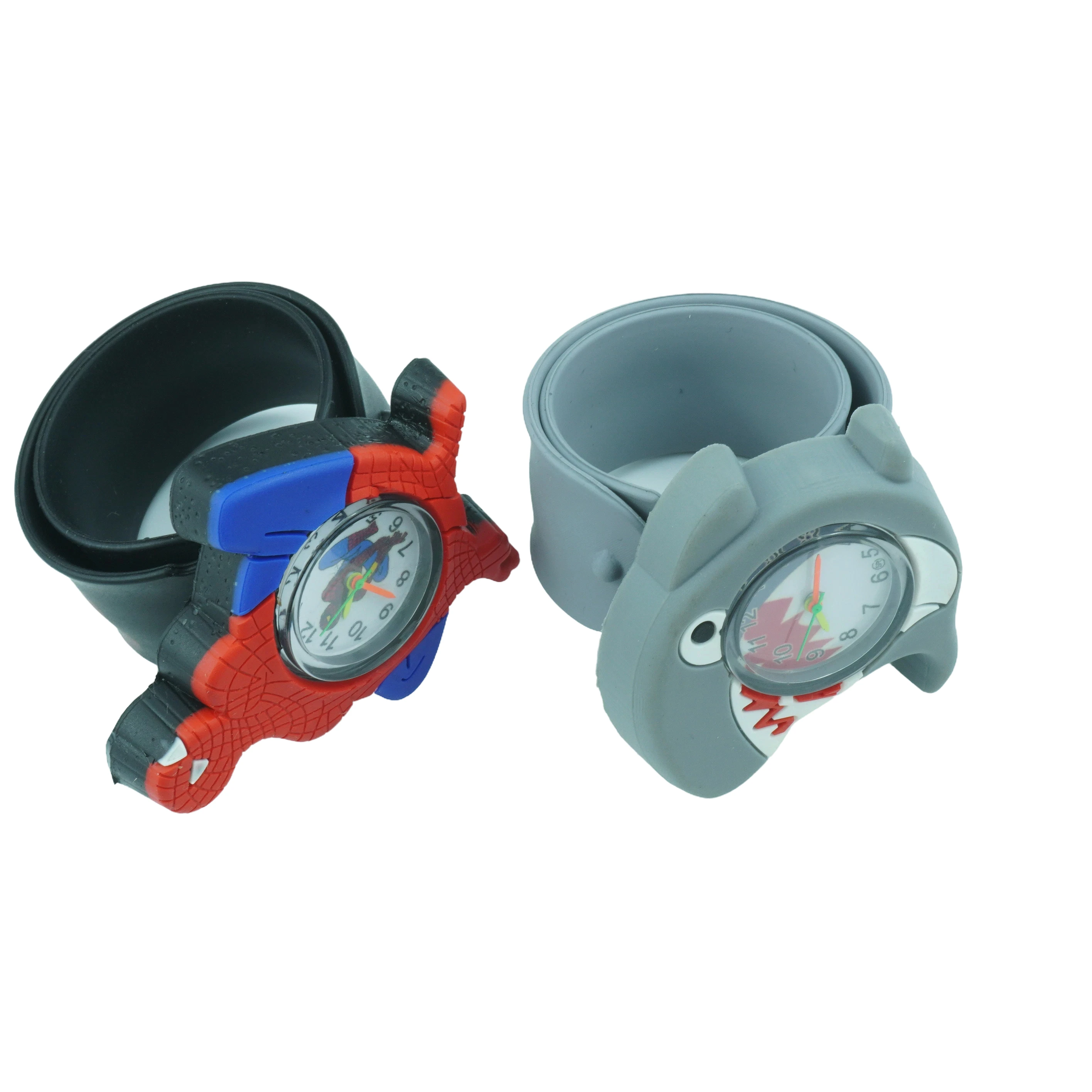 Cheap Wholesale Promotional Lovely Top Boys Girls Fashion Silicone Slap Watch for Sports