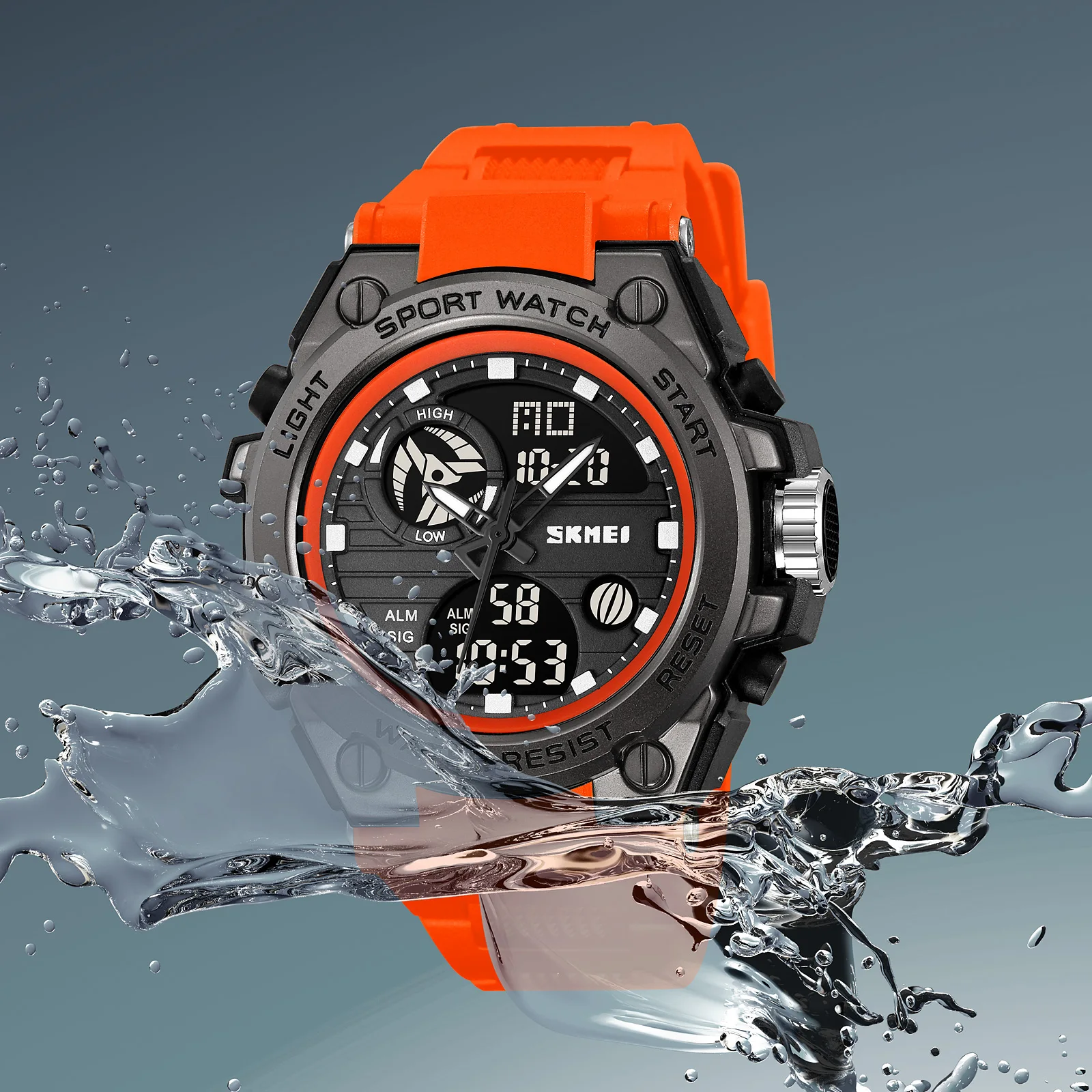 skmei Kids Digital Watch Boys Sports Waterproof LCD Watches with Alarm Wrist Watches for Boy Girls Children