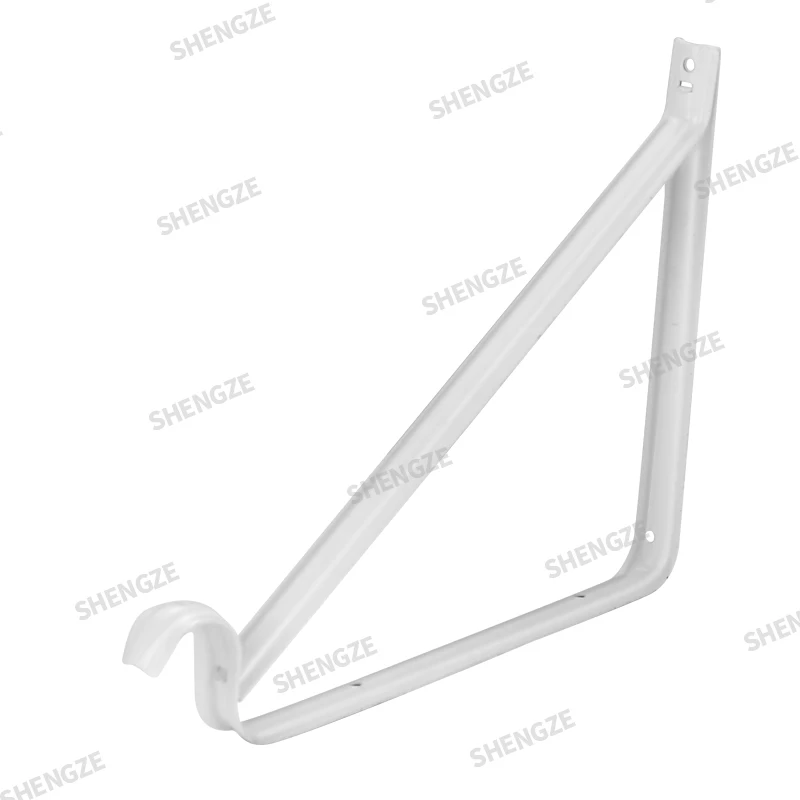 Custom New Designer High Quality Heavy Duty Metal Closet Rod Brackets Hooks Wall Mount Shelf Support Floating Shelf Bracket