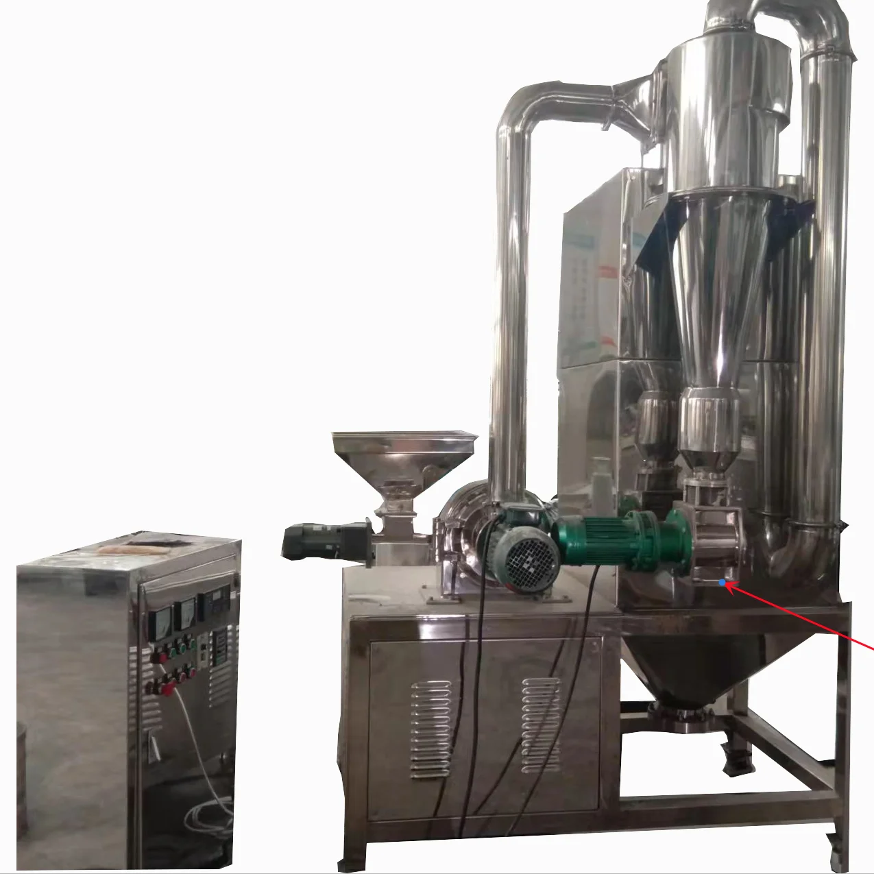 Black Tea  Oolong Tea Shan Snow Tea powder spices pin mill production line