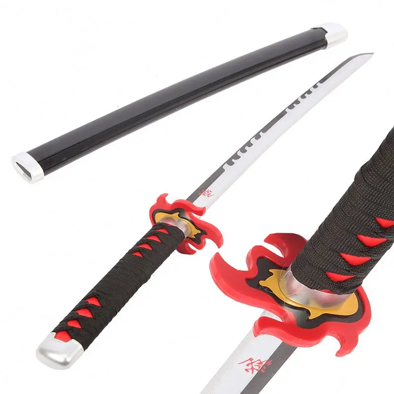 Ming Hu Demon Slayer Anime Sword Kamado Tanjirou  Katana Toys Wooden Sword