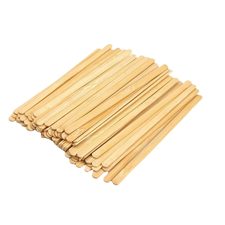 1,3*5*110 140 160 мм натуральный бамбук кофе мешалки agitados De кафе бамбука мешалки для виолончели завернутых в бумажную упаковку изготовленным на заказ логосом