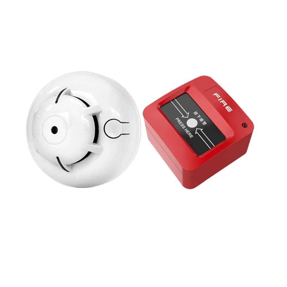 New Fire Alarm Addressable Wireless Smoke Sensor Detector For GSM Fire Alarm Systems CE Approval