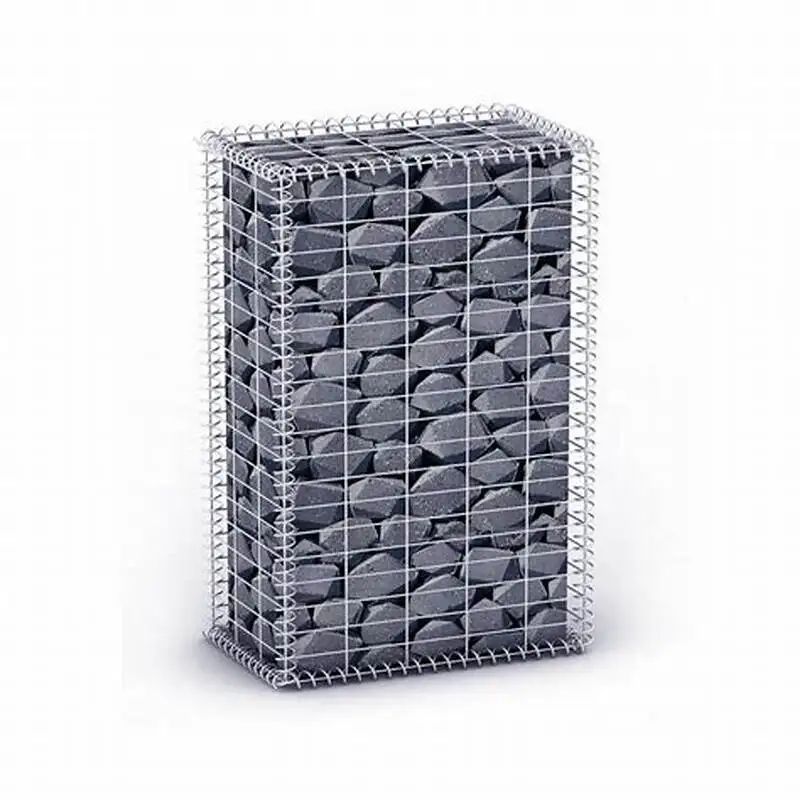 Горячеоцинкованная стальная подставка для наклона, проволочная сетка, габионная коробка для бокового наклона