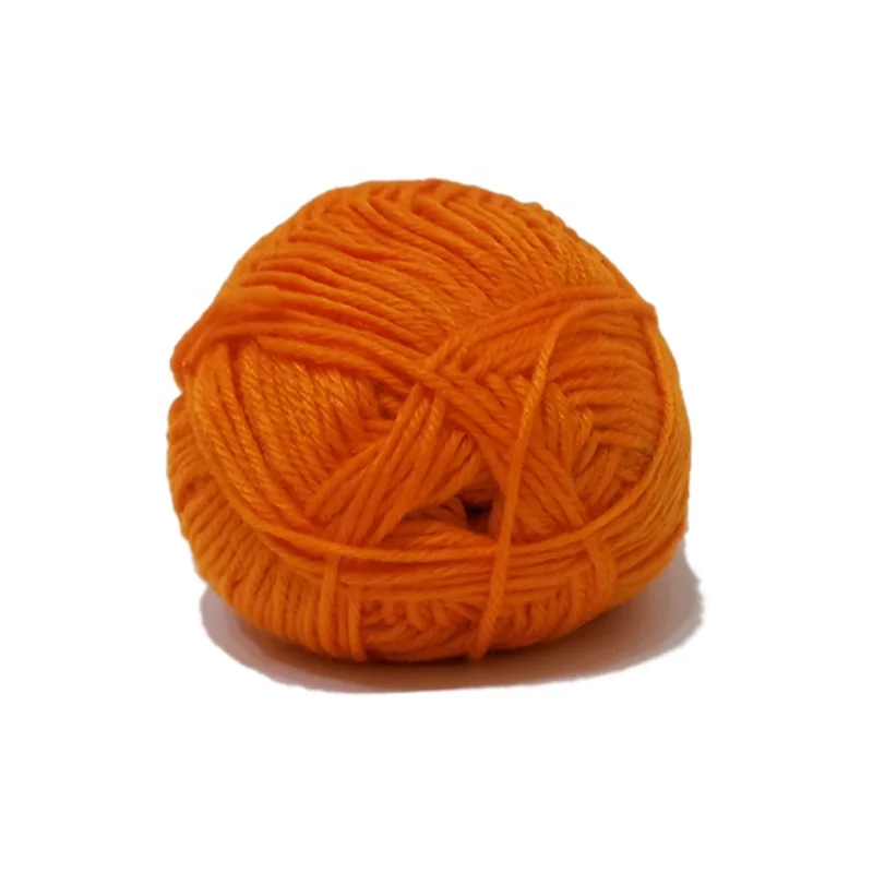 Эко-дружественных 6 слойная москитная сетка различных цветов для ручного вязания пряжа младенца 100% акриловое волокно с уплотненным мягким слоем окрашенная пряжа для вязания крючком