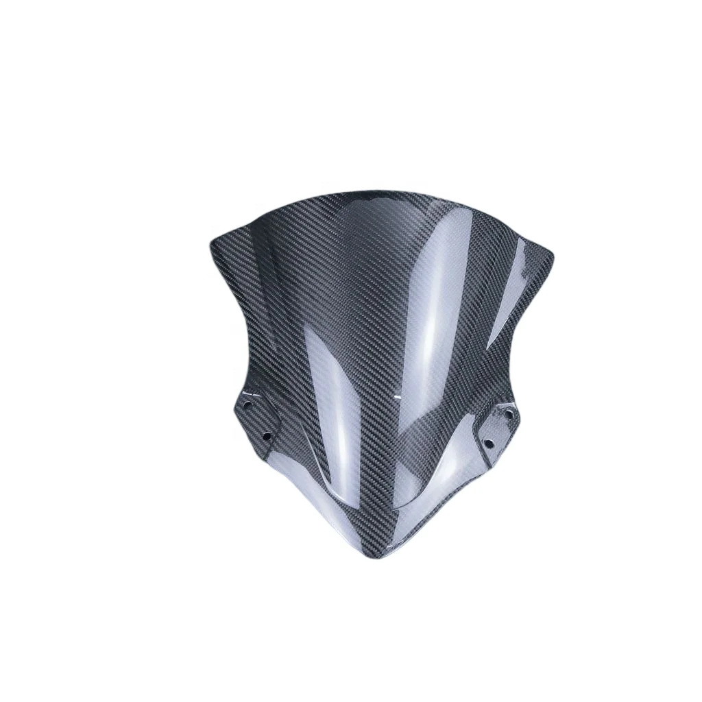 Motorcycle Carbon Fiber Front Windshield For kawasaki Ninja 400 2019