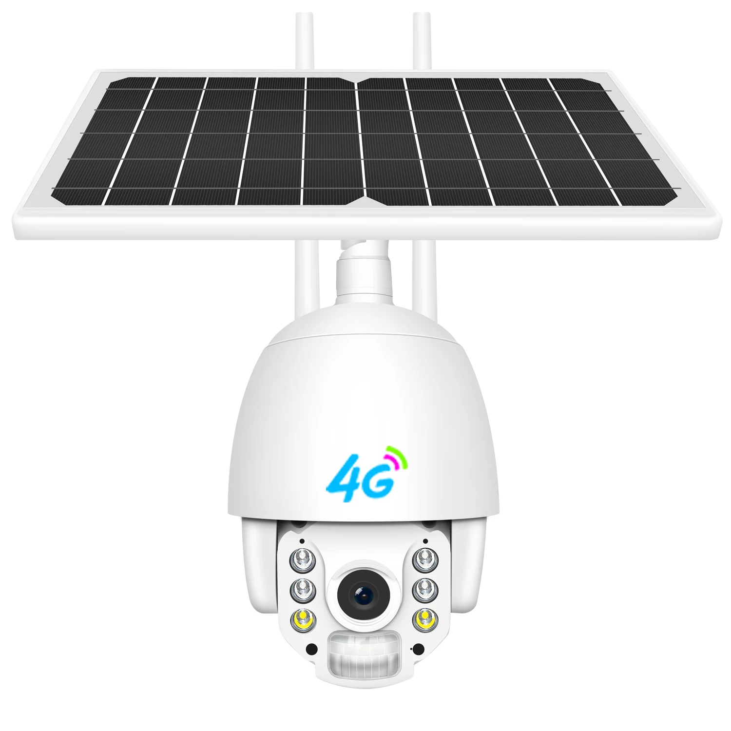 TySvance Full Metal 8W Cctv Camera 2MP 1080P HD PTZ 4G Sim Card Lte Outdoor Wireless Security Solar Camera CamHipro app