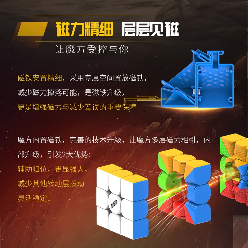 DIANSHENG фотоэлемент 2022 Маглев 3x3x3 магический скоростной куб Обучающие головоломки игрушки для детей