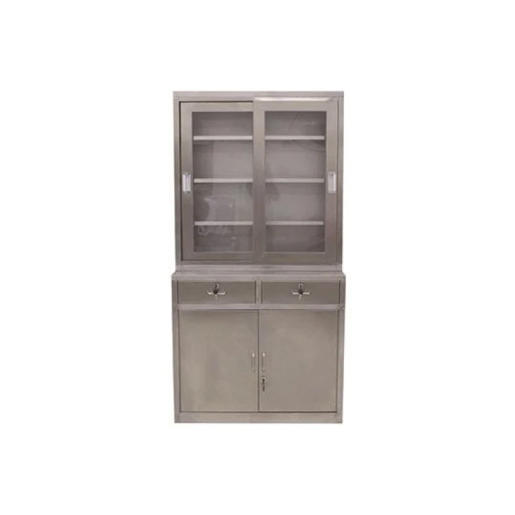 Pharmacy Medicine Cabinet Hospital Furniture Medical Instrument Tool Chest Stainless Steel Cabinet For Operation Room