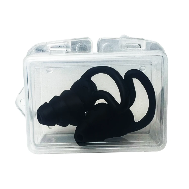 Custom Logo Noise Cancelling Sleep Waterproof Silicone Earplugs Swimming