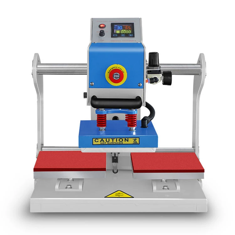 Heat transfer printing equipment, semi-automatic pneumatic flat plate label marking, hot press transfer printing machine