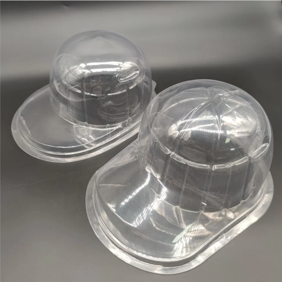 High Quality Customized Clear Transparent Baseball Hat Box Hat Display Box Hat Case