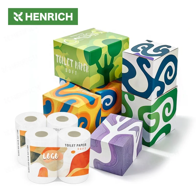 New Products 1ply 2ply 3ply 90 Rolls 15gsm Toilet Tissues White Custom Logo Cores Toilet Paper For Bathroom Use