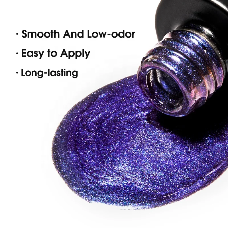 ROSALIND Gel Nail Polish Brand Manufacturer Custom Best Seller 15m Long Lasting UV Led Firework Cat eye Gel Polish Magnetic 9D