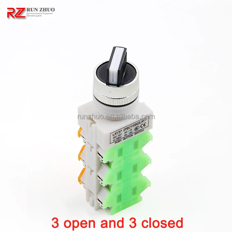 Elevator Spare Part Elevator Car Top Maintenance Switch Button LAY37 PBC