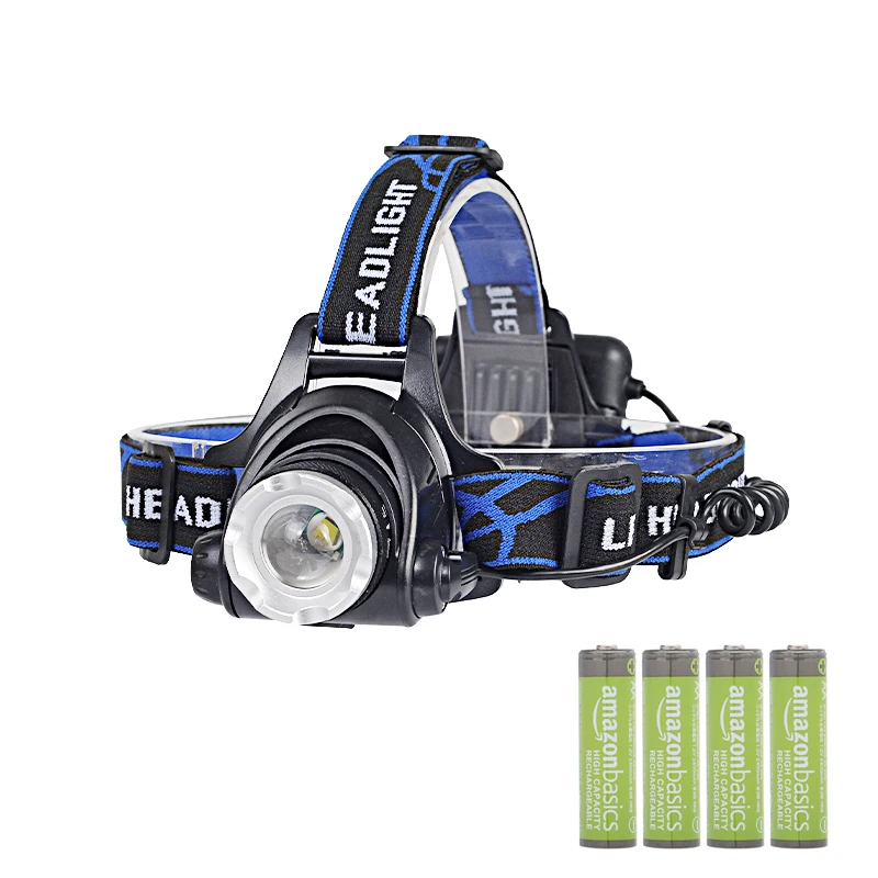 SIVI 1200 люменами XML T6 10 Вт масштабируемый Водонепроницаемый 3 Режим сухая батарея Охота Гарантия светодиодный налобный фонарь с, черные, красные, серые, синие огни безопасности