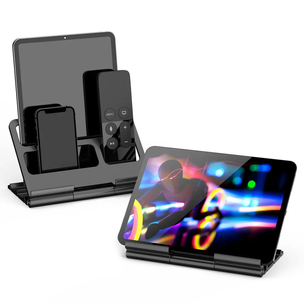 Factory Price Adjustable foldable Multifunctional Portable Desktop Storage Holder plastic laptop stand