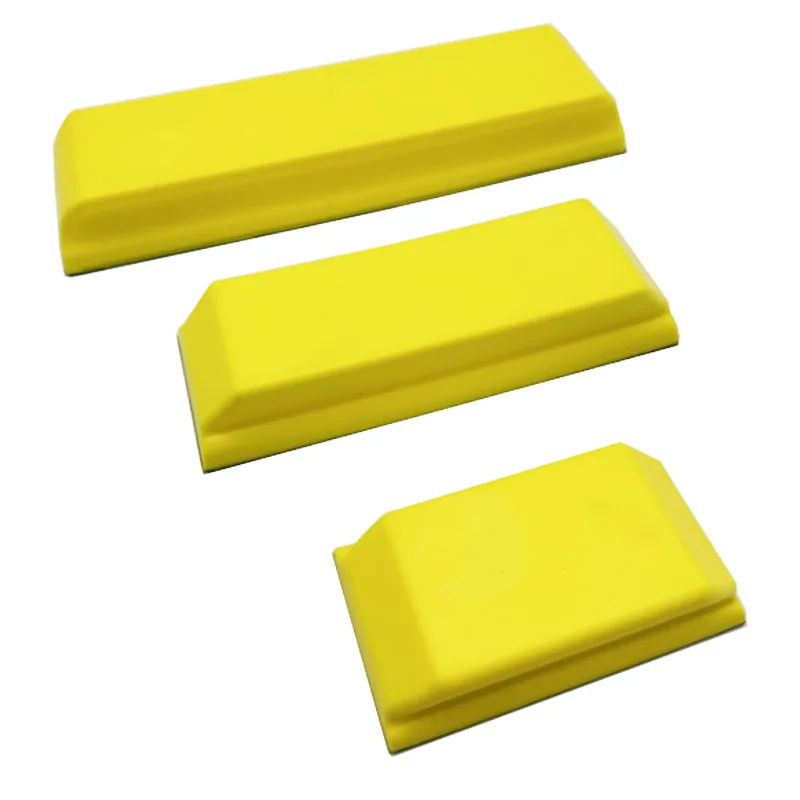 Hand Sanding Polishing  Hook & Loop Backing and PSA Sandpaper Disc Pad Blocks for Auto Paint Woodworking