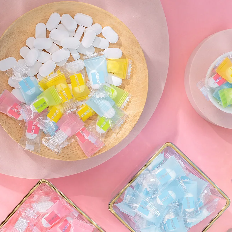 factory direct sale Sea salt Mints Fresh Breath Vitamin C orange peel lozenges Mint candy loose snacks OEM label