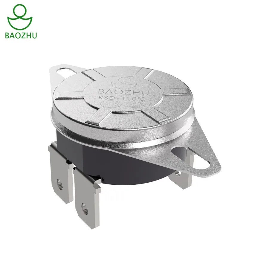 Snap Action Temperature Switch KSD301 125V 250V 10A 15A 16A Thermal Disc KSD Bimetal Thermostat