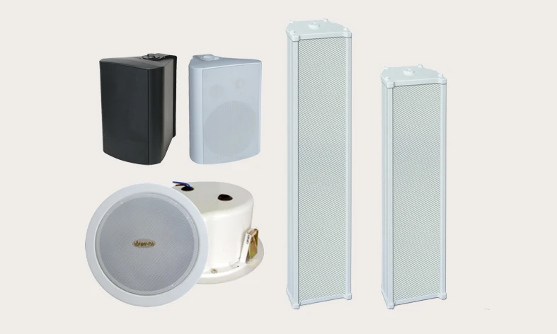 SINREY NA742V ip network IPX6 audio column speaker