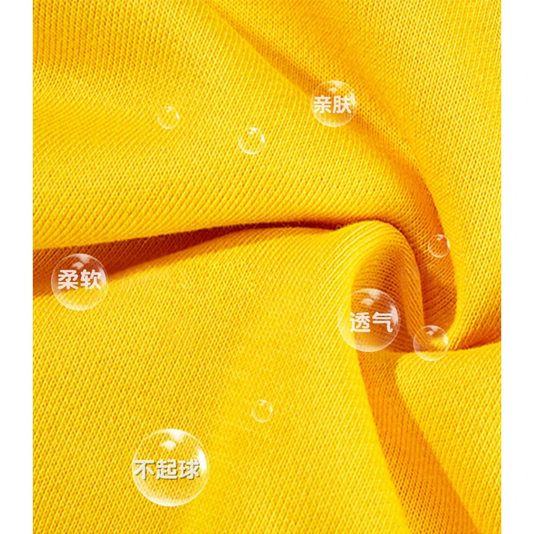 2022 kids clothes Custom logo toddler boys hoodies sweatshirts solid color oversized pullover terry cotton kids sweatshirt