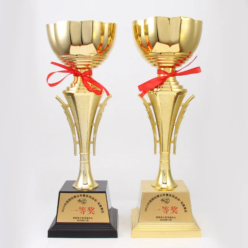 Trophies Manufacturer Soccer Basketball Football Golf Trophy Cup Factory Custom Metal Sport Die Cast Medal And Trophies