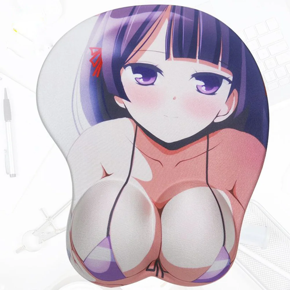 Sexy girl photo sexi breast mousepad adult mouse pad mat