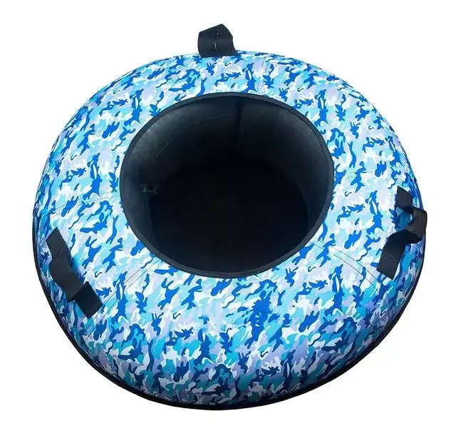 Winter Inflatable Snow Tube Pvc Material Outdoor Entertainment Towable Sled With Hard