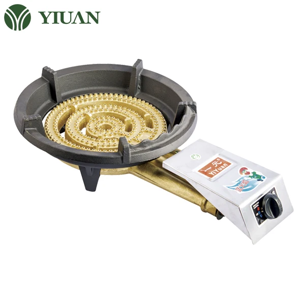 YIUAN Chinese Jet Golden Supplier Wholesale Manufacturer China Gas Cooker Cast Iron Stovetop 3 Rings burner Wok Stove