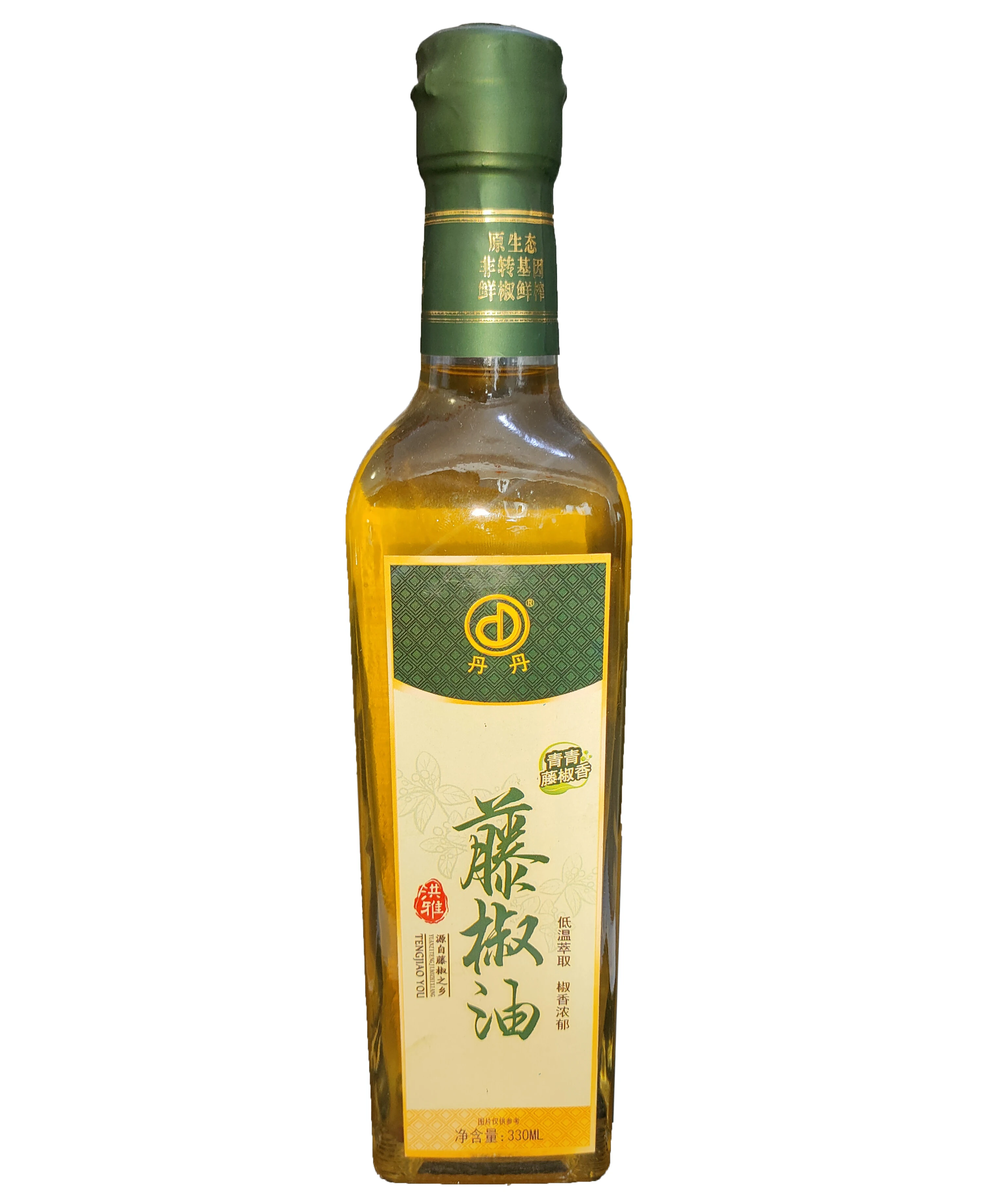 
330ml green vine pepper oil with long numbing taste, is an essential condiment in Sichuan seasoning 