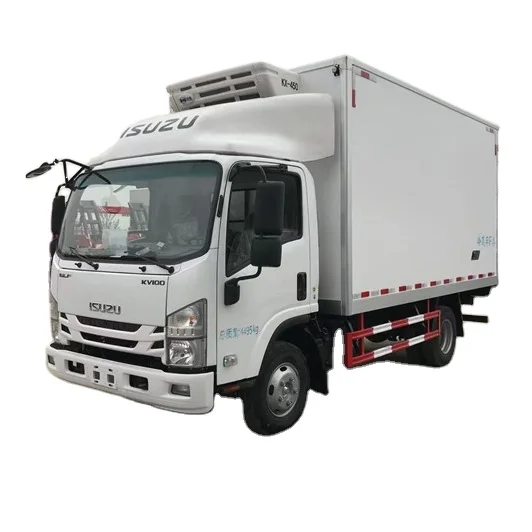 New Euro 5 Diesel Refrigerated Trucks Single Row Cab Manual Transmission for Sale with Installation