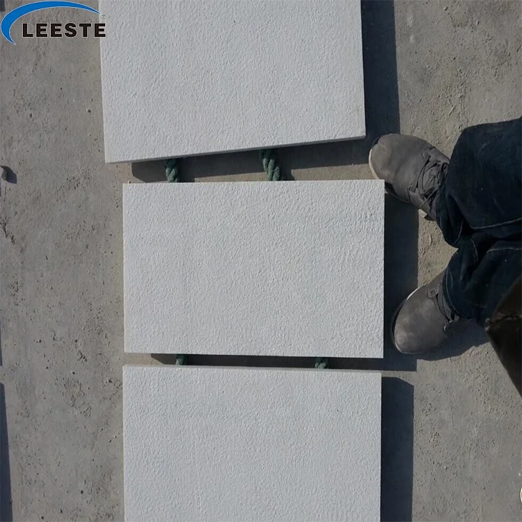 China white pearl granite bush hammered finish white granite floor tiles